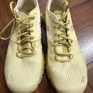 On Women's Yellow Athletic Shoes